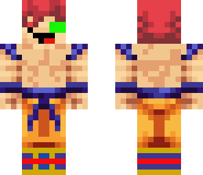 super saiyen god goku with scouter derp edition