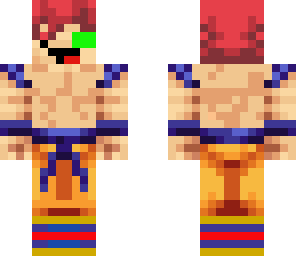 super saiyen god goku with scouterderpeditionfixed