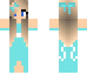blue fancy girl