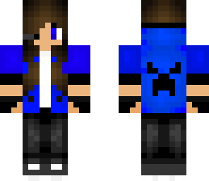 gamer girl blue