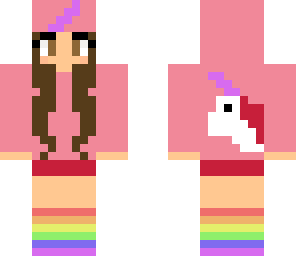 cute brown haired unicorn