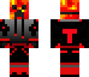 lava mob in hoodie with a t
