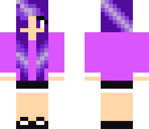 purple girl skin