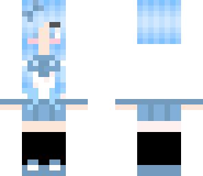 blue school girl