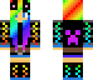 rainbow creeper skin edit