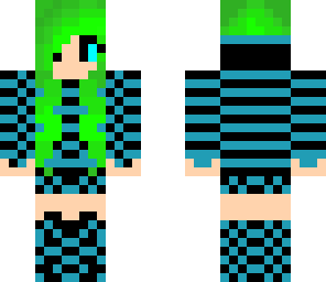 blue goth girl