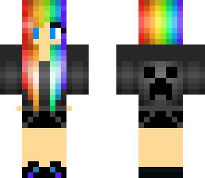 rainbow girl