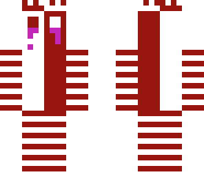 half red half white