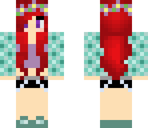 redhead flower girl