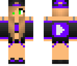 purple youtuber girl