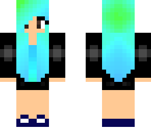 blue and green pastel