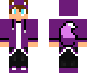 fox boy purple