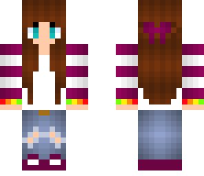 purple anime girl