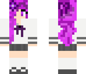 purple school girl