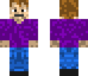 purple shirt guy