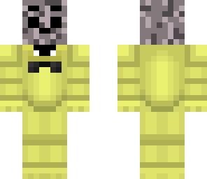 golden freddy with chrome freddy head