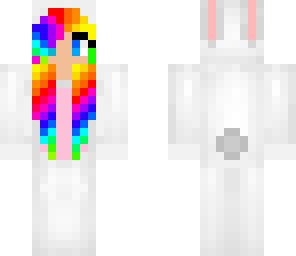cute rainbow bunny