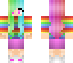 rainbow girl