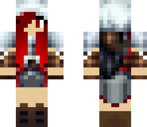 red haired assassin girl