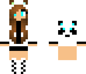 edited panda girl
