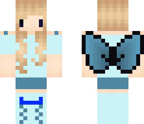 blue edited fairy girl