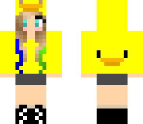 duck hoodie girl