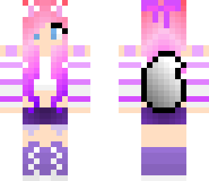 wolf shades of pink girl