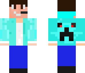 hooded epic gamer in blue