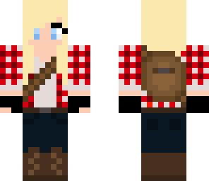plaid adventure girl