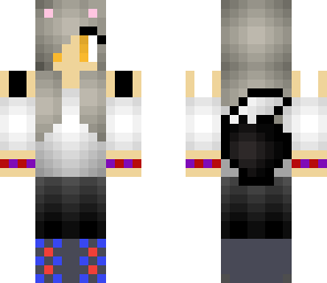 grey or gray wolf girl