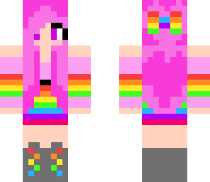 rainbow girl