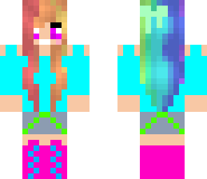 rainbow girl
