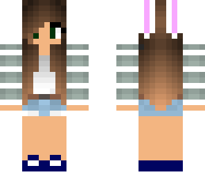 a cute bunny skin