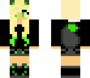 wolf girl green