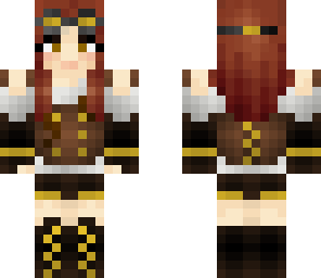 steampunk girl redhead