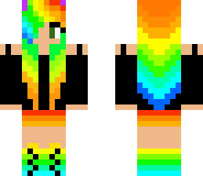 cute rainbow girl