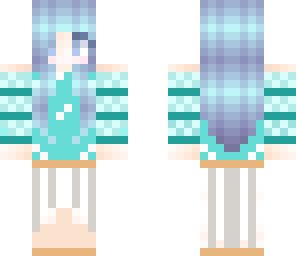 roman-modern blue girl