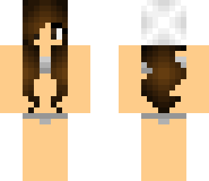 bikini mustache girl