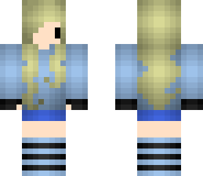 cute blue girl