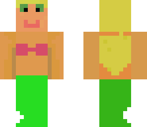 wgcreeperface11 mermaid