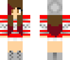 cute red winter girl