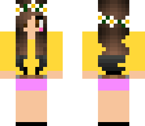 chica the chicken with flower crown