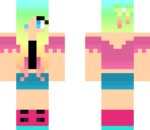 rainbow lady