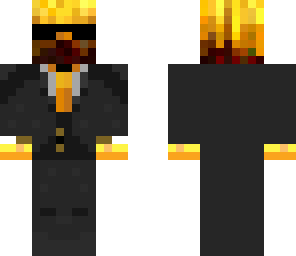 blaze in a suit 