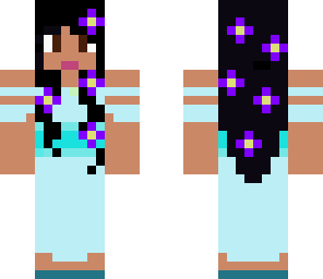 blue girl