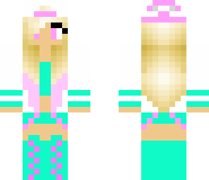 teal skater girl