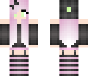 black and pink