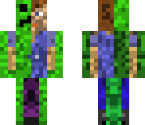 steve and creeper hybrid
