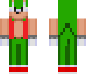manic the hedgehog minecraft skin