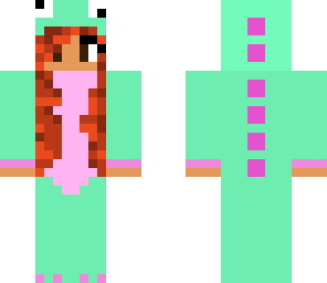 ice cream colored dino-girl